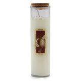 Friendship Spell Candle with Moss Agate