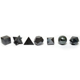 Geometric Black Agate Seven Piece Set