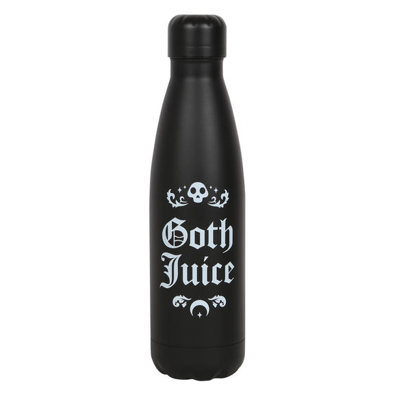 Goth Juice Black Metal Water Bottle