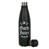 Goth Juice Black Metal Water Bottle