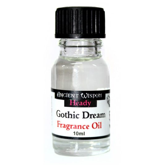 Ancient Wisdom Gothic Dream fragrance oil 10ml bottle for oil burners