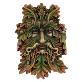Green Man Face Wall Plaque