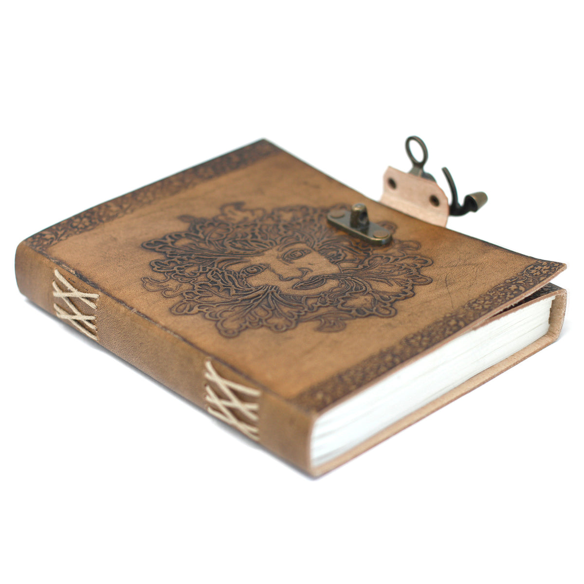 Leather Greenman Notebook
