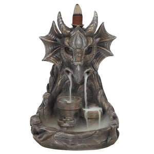 Grey Dragon Backflow Incense Cone Burner
