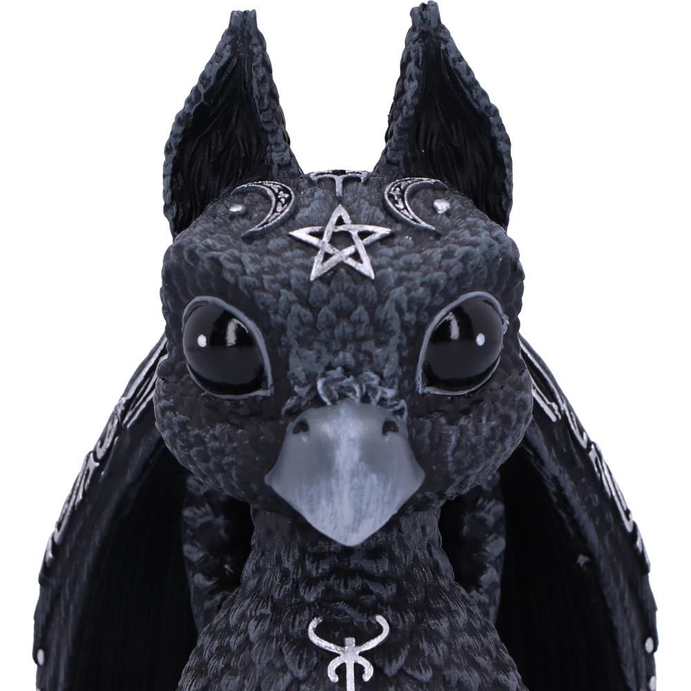 Griffael black griffin face and mystical detail