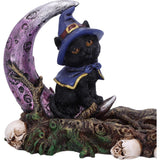 Grimalkin Witch's Cat & Moon Incense Burner