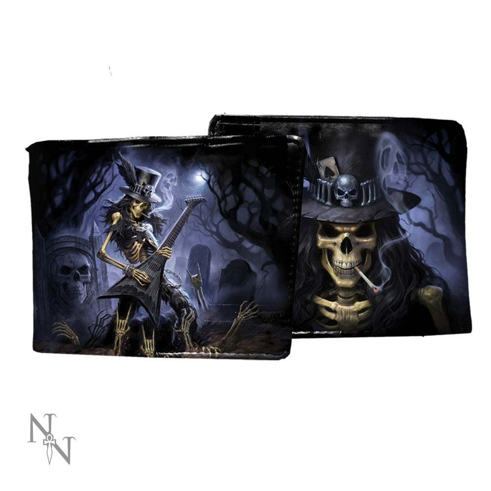 Guitar 'Play Dead' Skeleton Wallet by James Ryman