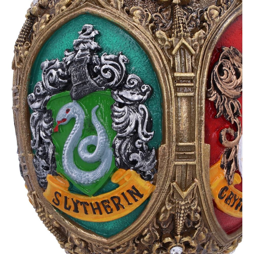 Hogwarts Houses bauble Slytherin and Gryffindor crests