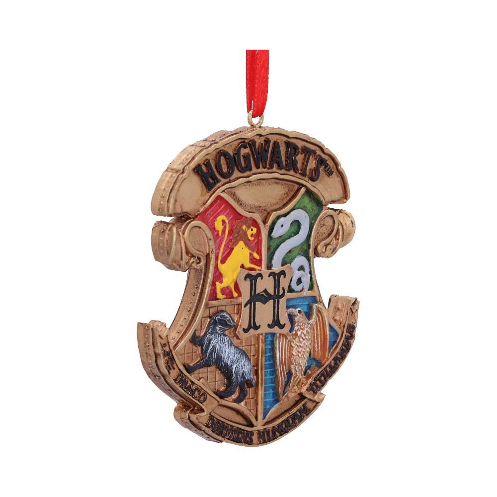 1. Hogwarts crest resin ornament by Nemesis Now