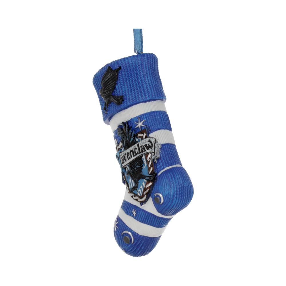 Ravenclaw stocking ornament with blue hanging loop