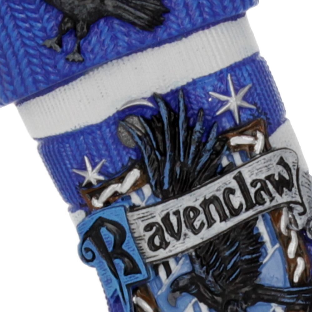 Ravenclaw house crest detail on stocking ornament