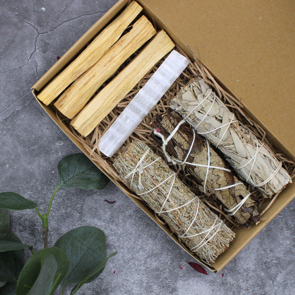Home Energy Cleansing & Smudging Kit