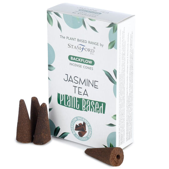 Jasmine Tea Plant Based Backflow Incense Cones