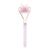 Rose Quartz Gemstone Crystal Jawline Face Roller