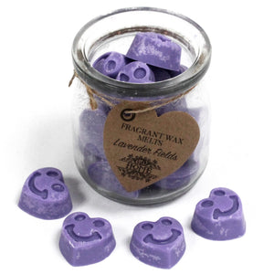 Lavender Fields Heart Wax Melts Jar