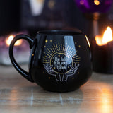 Magic Colour Changing Crystal Ball Mugs Black