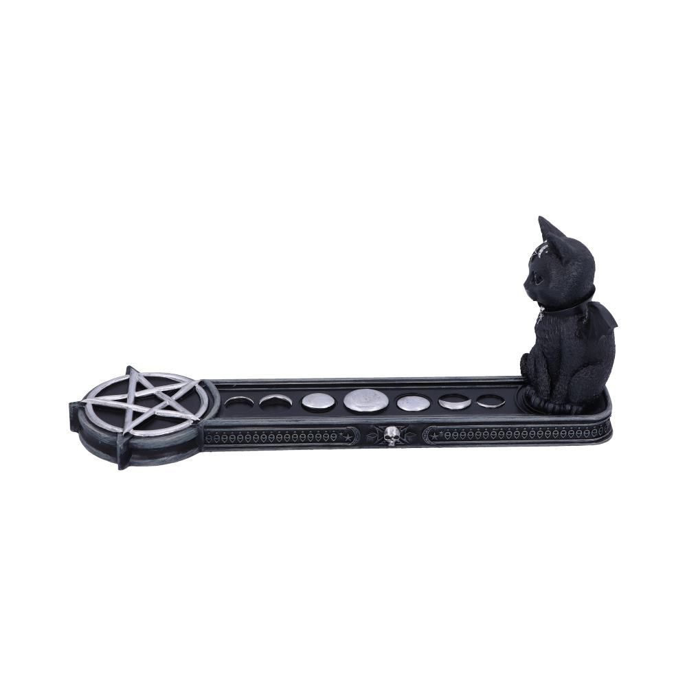 Malpuss Vampire Black Cat Incense Stick Holder