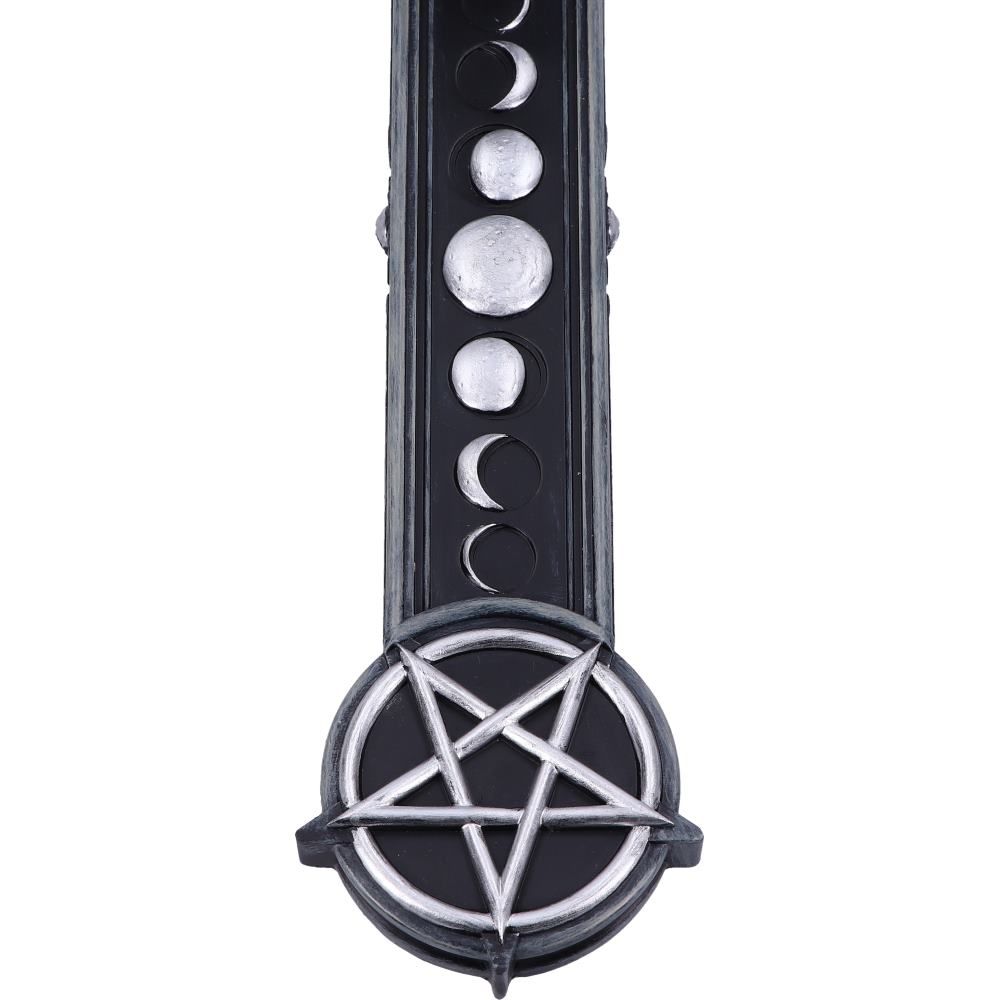 Malpuss Vampire Black Cat Incense Stick Holder