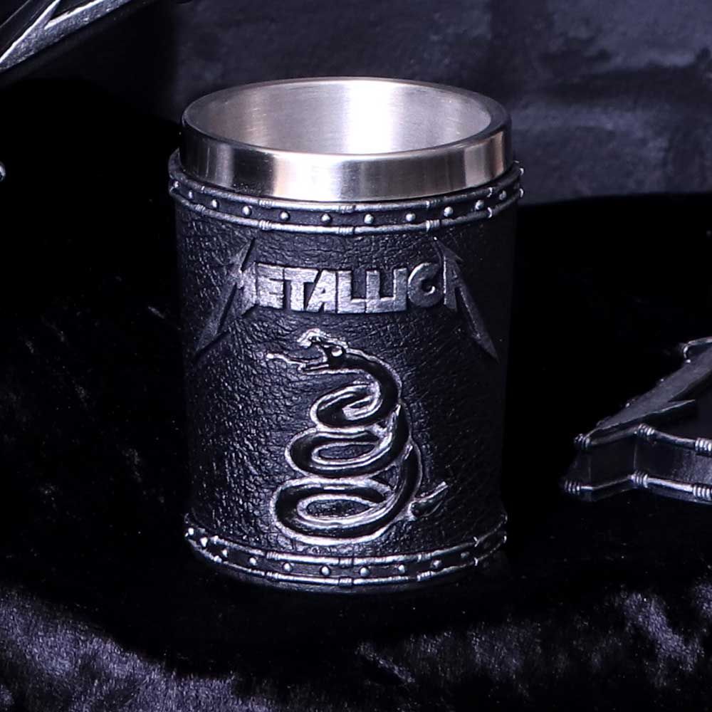 Metallica The Black Album Shot Glass