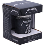 Metallica The Black Album Shot Glass