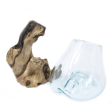 Molten Glass & Wood Bowl (medium)