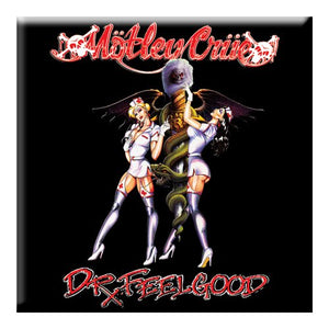 Motley Crue Fridge Magnet: Dr Feelgood Nurses