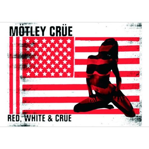 Motley Crue Postcard: Red, White & Crue