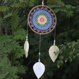 Natural Vegan Friendly Multi-coloured Dreamcatcher (Large)