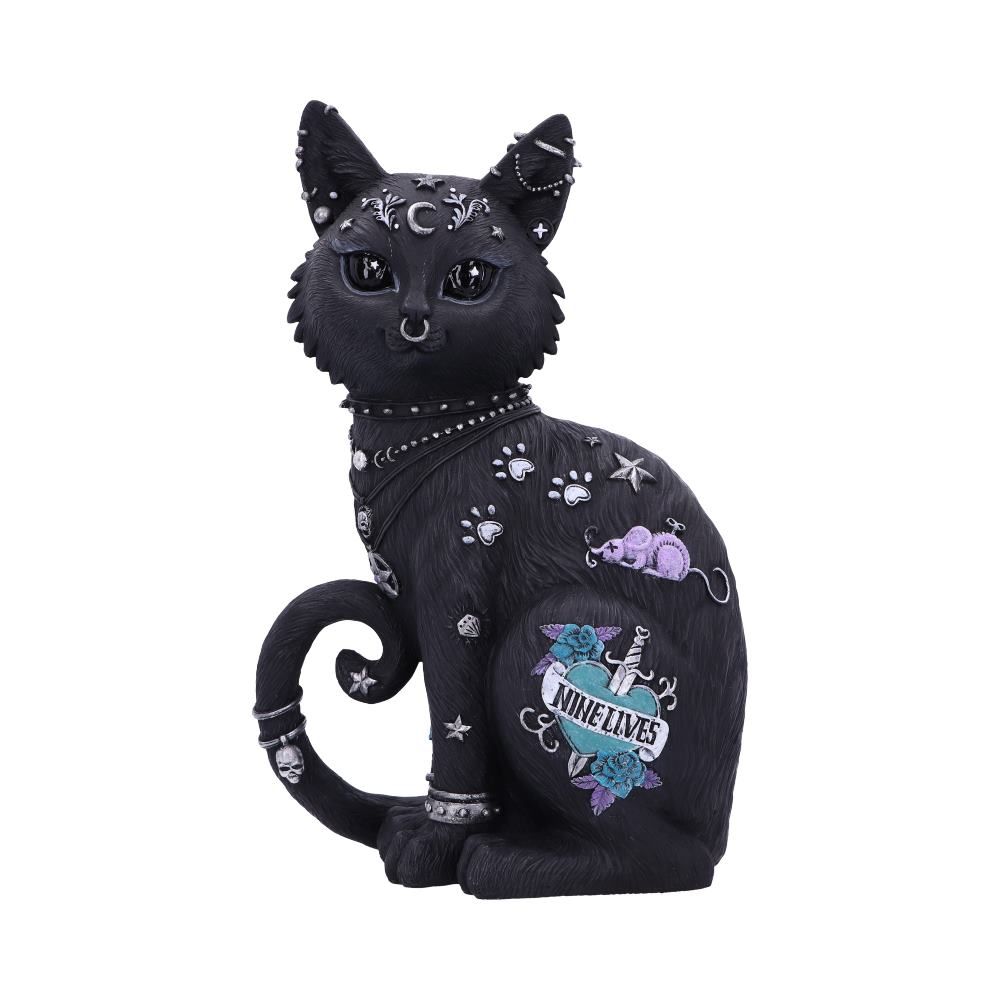 Nine Lives Black Cat Ornament