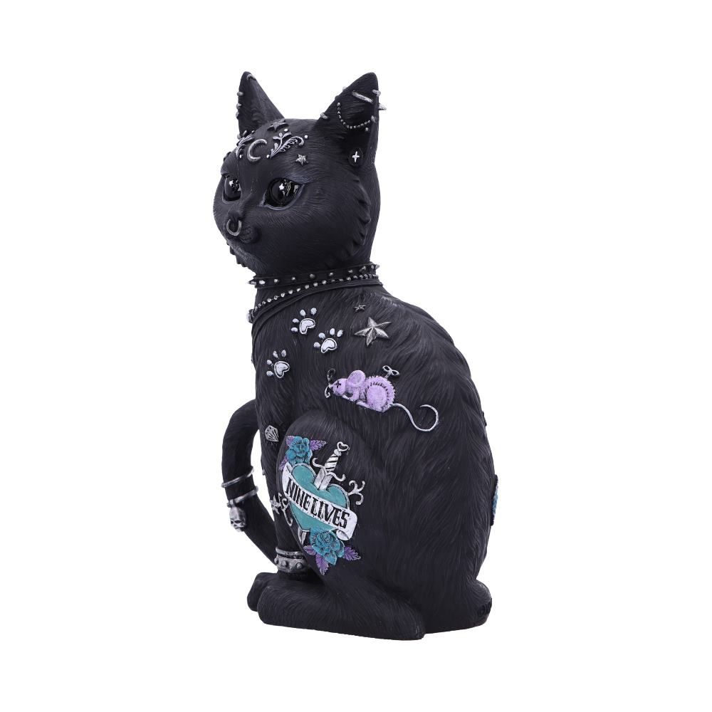 Nine Lives Black Cat Ornament