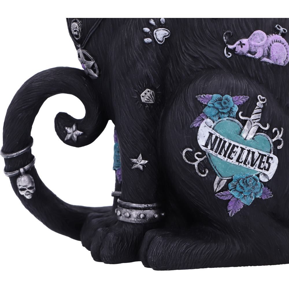 Nine Lives Black Cat Ornament