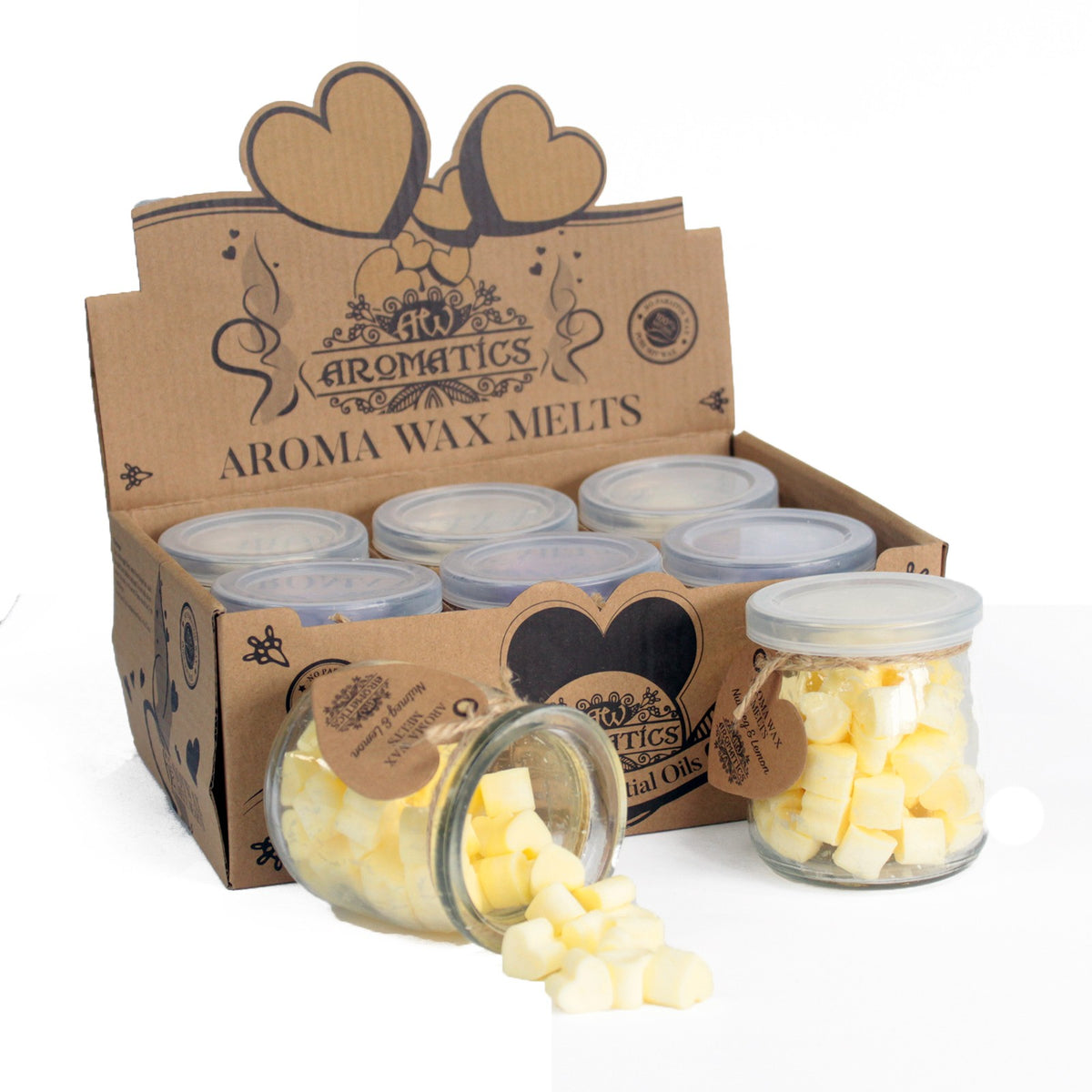 Nutmeg & Lemon Aroma Wax Melts Jar