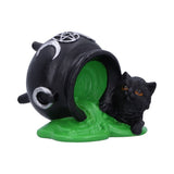 Ooops! Black Cat Cauldron Ornament