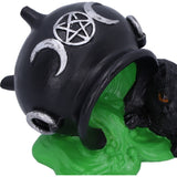 Ooops! Black Cat Cauldron Ornament