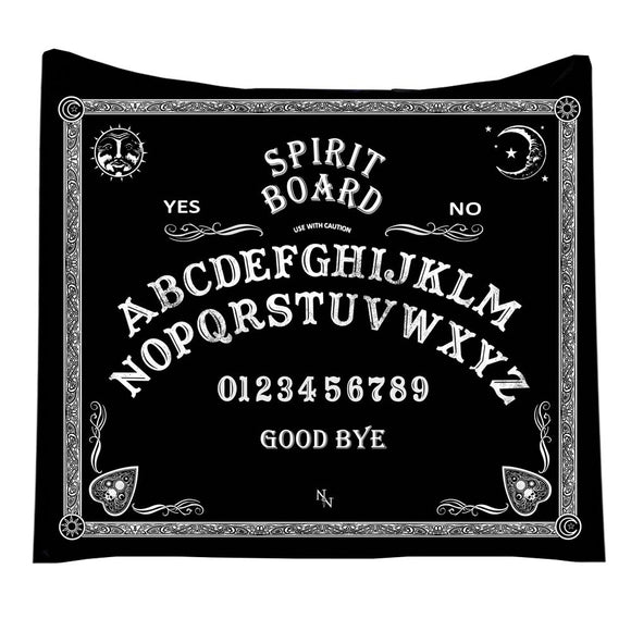 Ouija Spirit Board Blanket Throw
