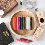 Pack of 6 Brown Beeswax Spell Candles