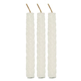 Pack of 6 White Beeswax Spell Candles