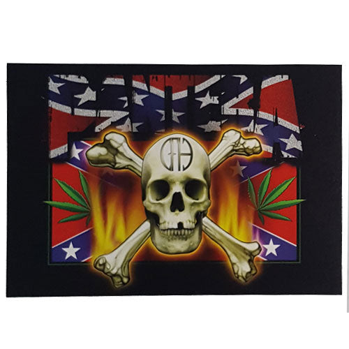 Pantera Postcard: CFH Skull & Flag