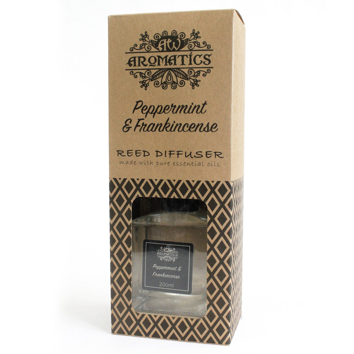 Peppermint & Frankincense Essential Oil 200ml Reed Diffuser