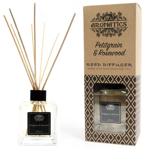 Petitgrain & Rosewood Essential Oil 200ml Reed Diffuser