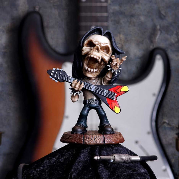 Pocket Rocker Skeleton Guitarist Figurine