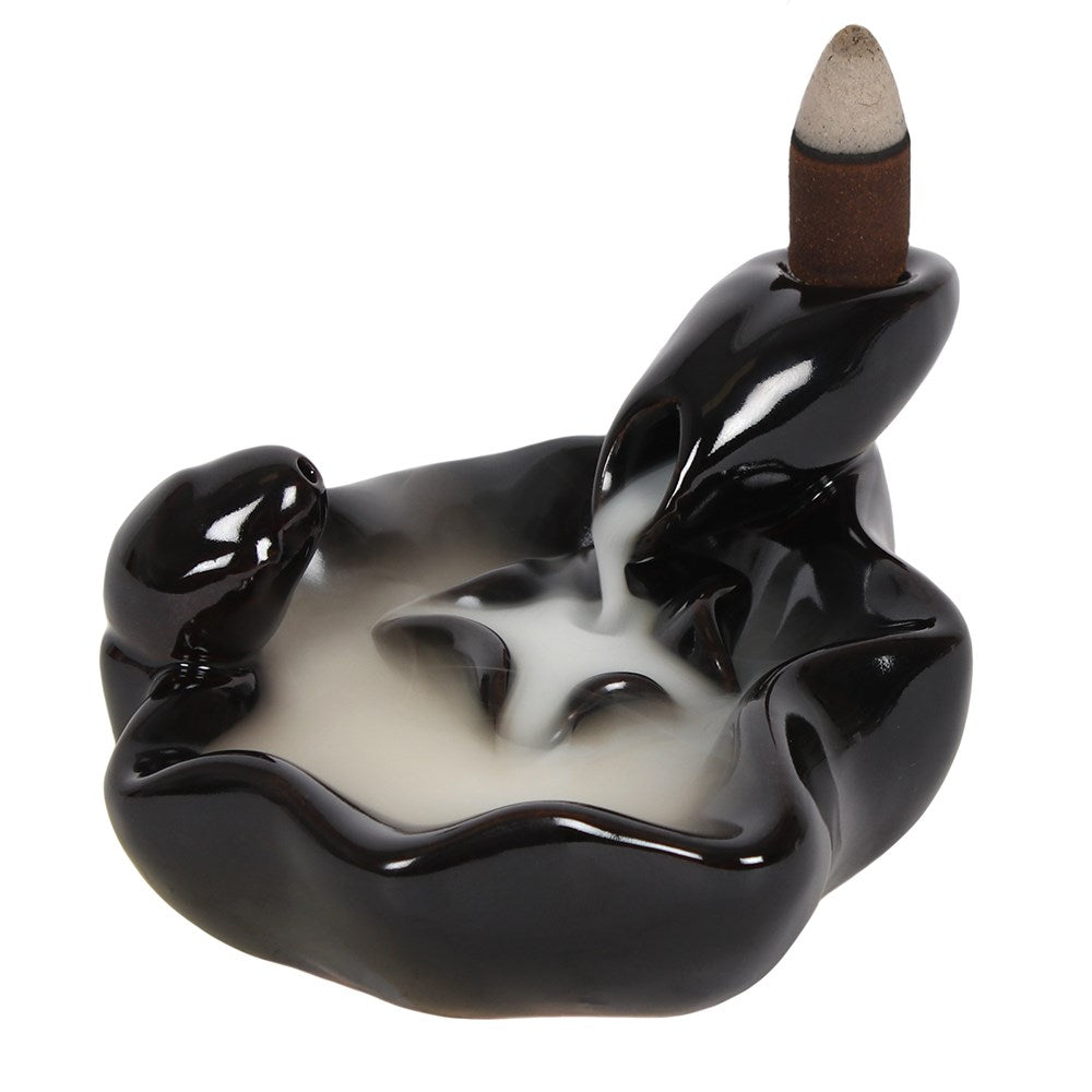 Pool to Pool Black Backflow Incense Cone Burner