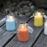 Pure Olive Wax Jar Candle - Blue
