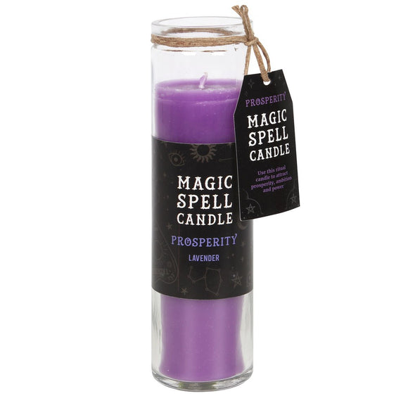 Purple Lavender 'Prosperity' Spell Candle