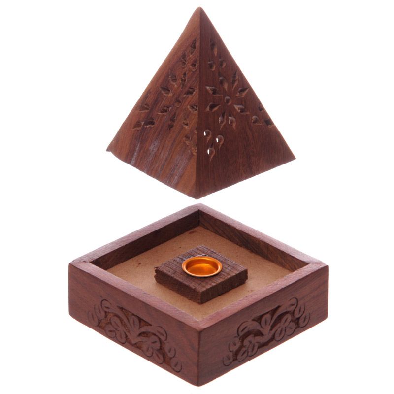 Pyramid Incense Cone Burner