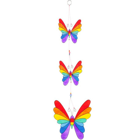 Rainbow Butterflies Suncatcher