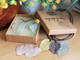 Silver Real Leaf Necklace