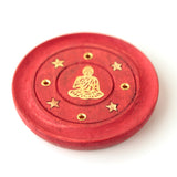 Red Buddha Incense Holder