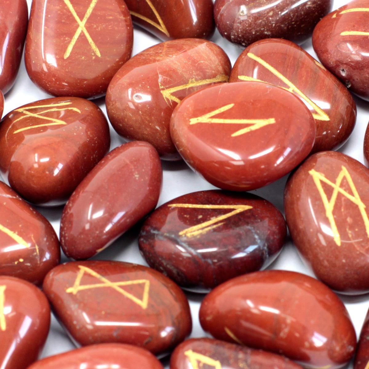 Red Jasper Rune Stones