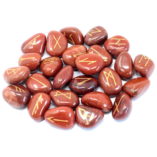 Red Jasper Rune Stones